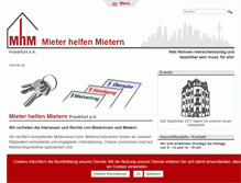 Tablet Screenshot of mhm-ffm.de